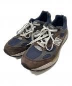 NEW BALANCEニューバランス）の古着「M992GG ローカットスニーカー」｜ブラウン