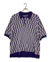 Needles（ニードルズ）の古着「ポロセーター/Polo Sweater-Arrow」｜パープル