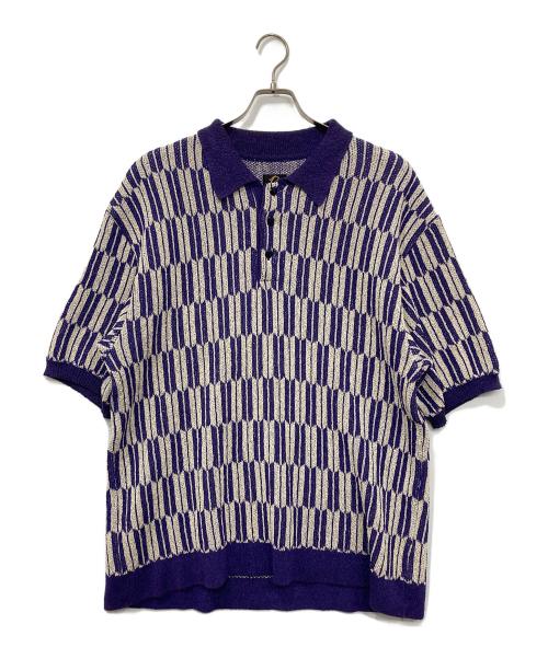 Needles（ニードルズ）Needles (ニードルズ) ポロセーター/Polo Sweater-Arrow パープル サイズ:Ｌの古着・服飾アイテム