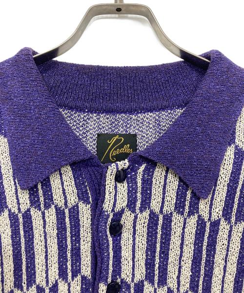 Needles（ニードルズ）Needles (ニードルズ) ポロセーター/Polo Sweater-Arrow パープル サイズ:Ｌの古着・服飾アイテム