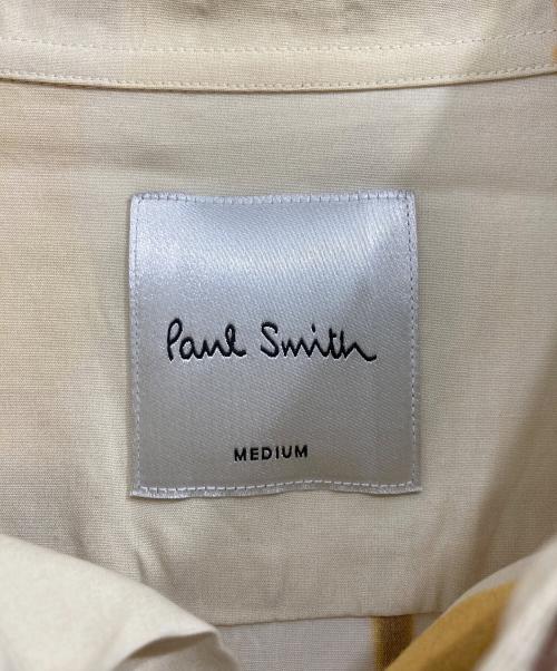 PAUL SMITH（ポールスミス）Paul Smith (ポールスミス) 総柄シャツ イエロー サイズ:MEDIUMの古着・服飾アイテム
