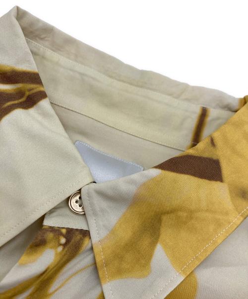 PAUL SMITH（ポールスミス）Paul Smith (ポールスミス) 総柄シャツ イエロー サイズ:MEDIUMの古着・服飾アイテム