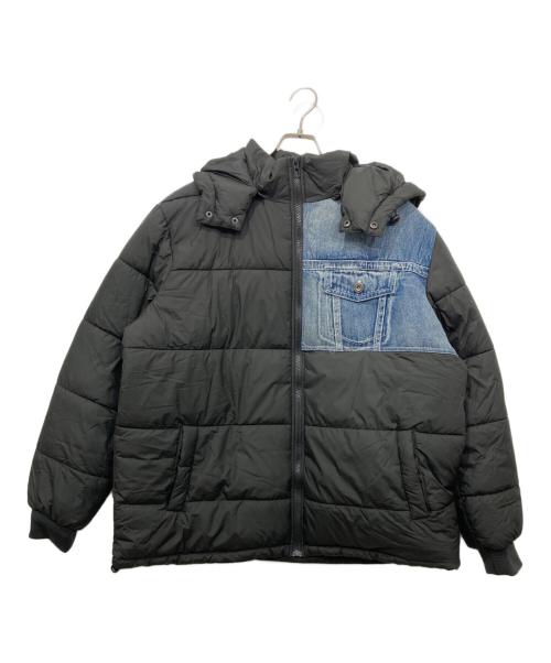 Desigual（デシグアル）Desigual (デシグアル) デニムパデッドジャケット ブラック サイズ:XXLの古着・服飾アイテム