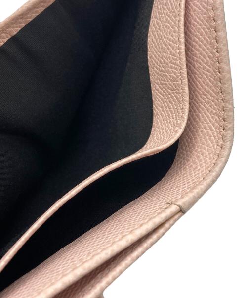 Salvatore Ferragamo（サルヴァトーレ フェラガモ）Salvatore Ferragamo (サルヴァトーレ フェラガモ) 3つ折り財布 ライトピンクの古着・服飾アイテム