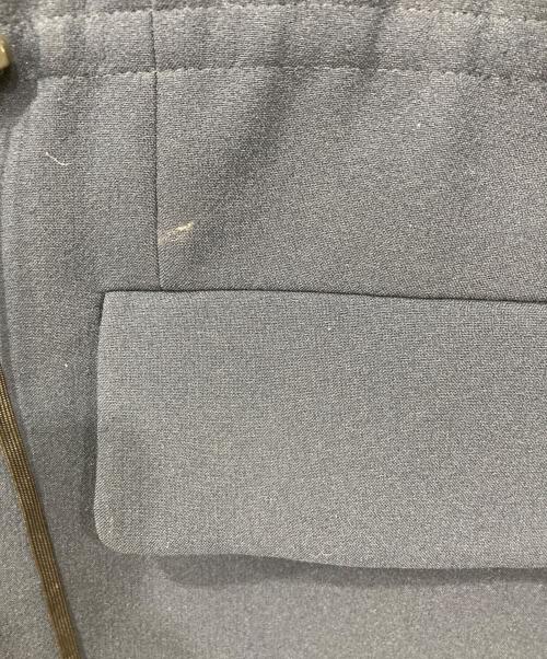 maison kitsune（メゾンキツネ）MAISON KITSUNE (メゾンキツネ) ウエストドローコードテーラードジャケット ネイビー サイズ:Mの古着・服飾アイテム