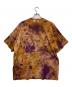 STONE ISLAND (ストーンアイランド) SUPREME (シュプリーム) Embroidered Logo S/S Top/タイダイTシャツ オレンジ×パープル サイズ:XL：17000円