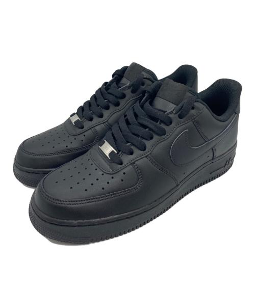 NIKE（ナイキ）NIKE (ナイキ) AIR FORCE 1 '07 ブラック サイズ:27cm/US9/UK8/EUR42.5の古着・服飾アイテム
