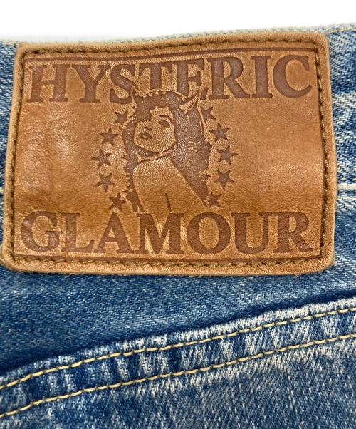 Hysteric Glamour（ヒステリックグラマー）Hysteric Glamour (ヒステリックグラマー) スタッズ装飾デニムパンツ インディゴ サイズ:29の古着・服飾アイテム