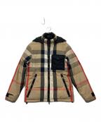 BURBERRY LONDONバーバリーロンドン）の古着「リバーシブルダウンジャケット」｜ブラック