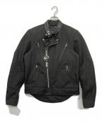 Schottショット）の古着「ダブル ブレスト ジャケット for RIDING」｜ブラック