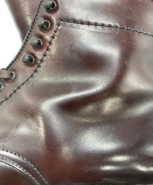 Alden（オールデン）Alden (オールデン) UNITED ARROWS (ユナイテッドアローズ) プレーントゥブーツ バーガンディー サイズ:8Dの古着・服飾アイテム