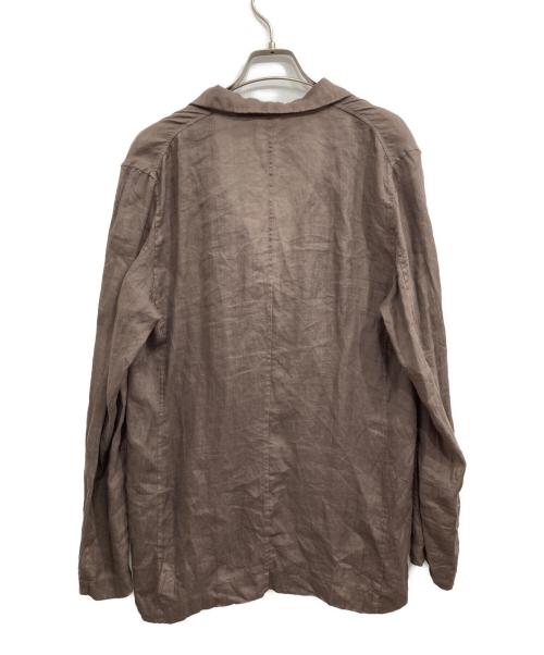 Whim Gazette（ウィムガゼット）Whim Gazette (ウィムガゼット) ラミーダブルジャケット ブラウン サイズ:Fの古着・服飾アイテム