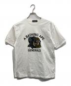 GOD SELECTION XXX×A BATHING APEゴッド セレクション トリプルエックス×アベイシングエイプ）の古着「GENERAL TEE」｜ホワイト