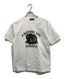 GOD SELECTION XXX×A BATHING APE（ゴッド セレクション トリプルエックス×アベイシングエイプ）の古着「GENERAL TEE」｜ホワイト