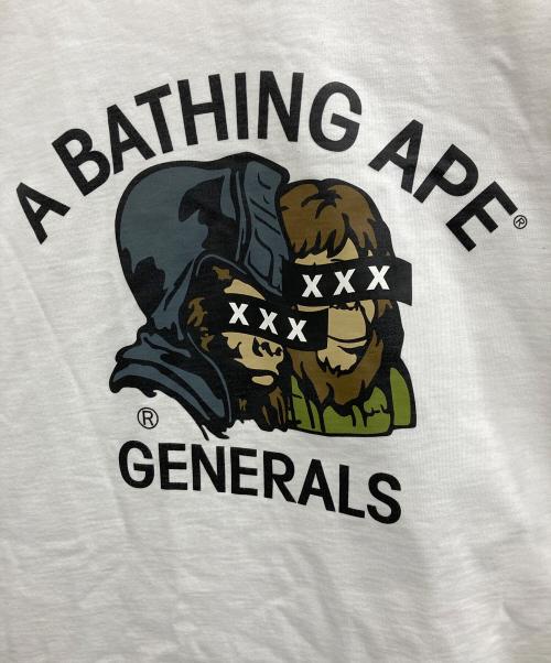 GOD SELECTION XXX（ゴッド セレクション トリプルエックス）GOD SELECTION XXX (ゴッド セレクション トリプルエックス) A BATHING APE (アベイシングエイプ) GENERAL TEE ホワイト サイズ:Mの古着・服飾アイテム