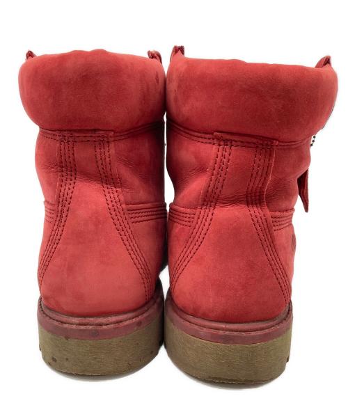 Timberland（ティンバーランド）Timberland (ティンバーランド) 6inch Premium Boots RED NUBUCK/6インチ プレミアムブーツ レッド サイズ:8Wの古着・服飾アイテム
