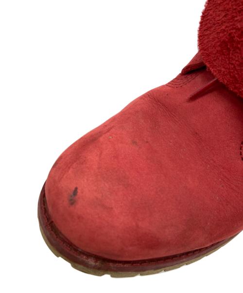 Timberland（ティンバーランド）Timberland (ティンバーランド) 6inch Premium Boots RED NUBUCK/6インチ プレミアムブーツ レッド サイズ:8Wの古着・服飾アイテム
