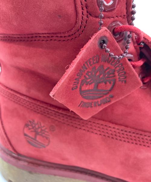 Timberland（ティンバーランド）Timberland (ティンバーランド) 6inch Premium Boots RED NUBUCK/6インチ プレミアムブーツ レッド サイズ:8Wの古着・服飾アイテム