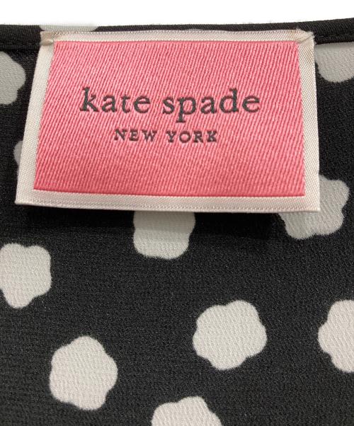 Kate Spade（ケイトスペード）Kate Spade (ケイトスペード) ミモレカシュクールワンピース ブラック サイズ:4の古着・服飾アイテム