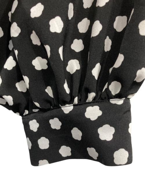 Kate Spade（ケイトスペード）Kate Spade (ケイトスペード) ミモレカシュクールワンピース ブラック サイズ:4の古着・服飾アイテム