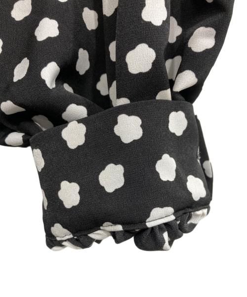 Kate Spade（ケイトスペード）Kate Spade (ケイトスペード) ミモレカシュクールワンピース ブラック サイズ:4の古着・服飾アイテム