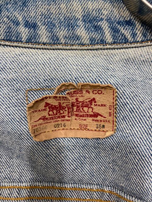 LEVI'S（リーバイス）LEVI'S (リーバイス) デニムジャケット ブルー サイズ:36Rの古着・服飾アイテム