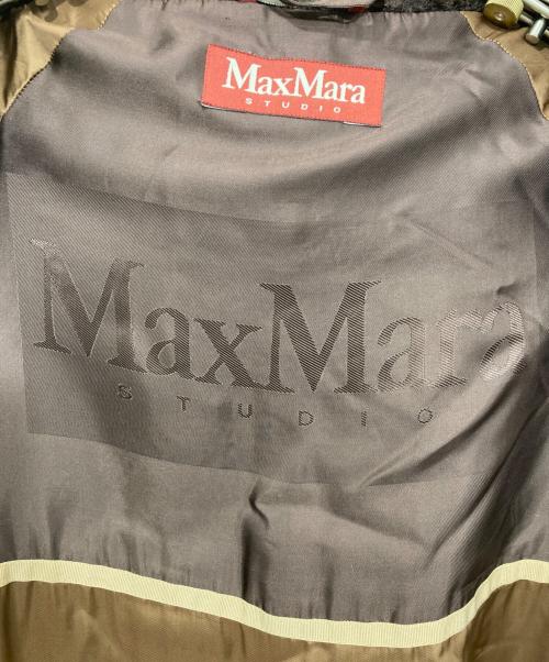 Max Mara Studio（マックスマーラ ストゥディオ）Max Mara Studio (マックスマーラ ストゥディオ) フーデッドコート ブラウン サイズ:36の古着・服飾アイテム