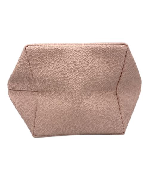 Herve Chapelier（エルベシャプリエ）Herve Chapelier (エルベシャプリエ) 701GP  リュクス舟型トートS ピンク×ブラウンの古着・服飾アイテム