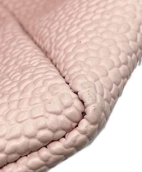 Herve Chapelier（エルベシャプリエ）Herve Chapelier (エルベシャプリエ) 701GP  リュクス舟型トートS ピンク×ブラウンの古着・服飾アイテム