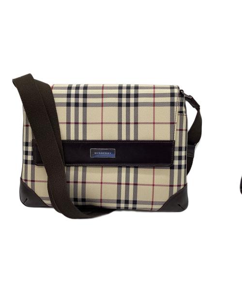 BURBERRY（バーバリー）BURBERRY (バーバリー) ノヴァチェックショルダーバッグ ベージュの古着・服飾アイテム