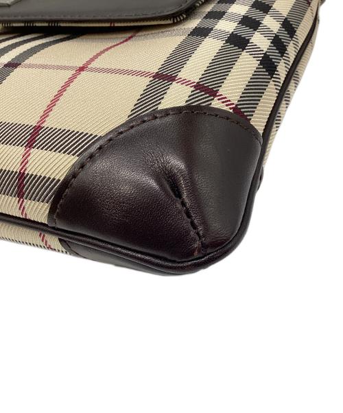 BURBERRY（バーバリー）BURBERRY (バーバリー) ノヴァチェックショルダーバッグ ベージュの古着・服飾アイテム