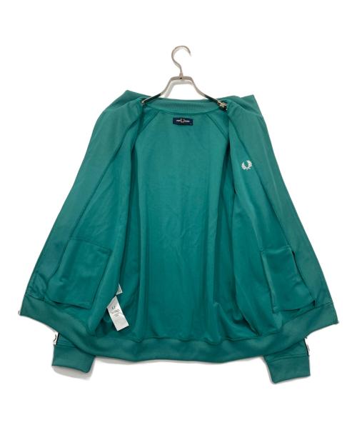FRED PERRY（フレッドペリー）FRED PERRY (フレッドペリー) Taped Track Jacket/ロゴラインテープ トラックジャケット グリーン サイズ:XLの古着・服飾アイテム