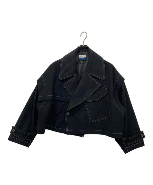 MAISON SPECIAL（メゾンスペシャル）MAISON SPECIAL (メゾンスペシャル) 2WAYステッチショートブルゾン ブラック サイズ:01の古着・服飾アイテム