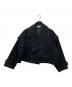 MAISON SPECIAL（メゾンスペシャル）の古着「2WAYステッチショートブルゾン」｜ブラック