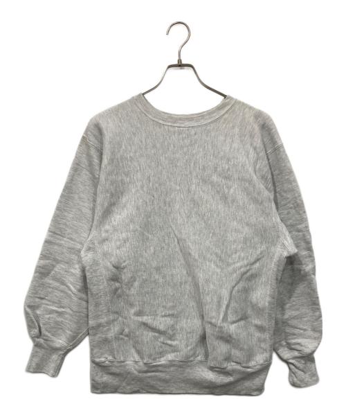 Champion REVERSE WEAVE（チャンピオン リバース ウィーブ）Champion REVERSE WEAVE (チャンピオン リバース ウィーブ) 90ｓクルーネックスウェット グレー サイズ:XLの古着・服飾アイテム