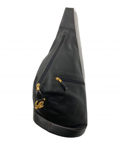 【美品】LOEWE ANTON BACKPACK ブラック 中古・古着通販】LOEWE (ロエベ) ANTON BACKPACK/アントン バック