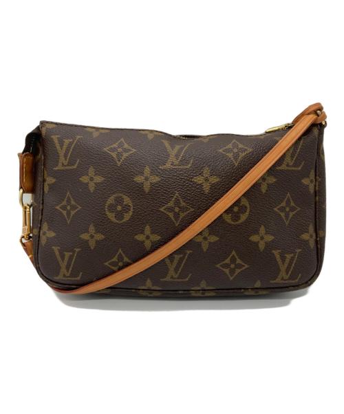 LOUIS VUITTON（ルイ ヴィトン）LOUIS VUITTON (ルイ ヴィトン) 2WAYバッグ/ポシェット・アクセソワール ブラウンの古着・服飾アイテム