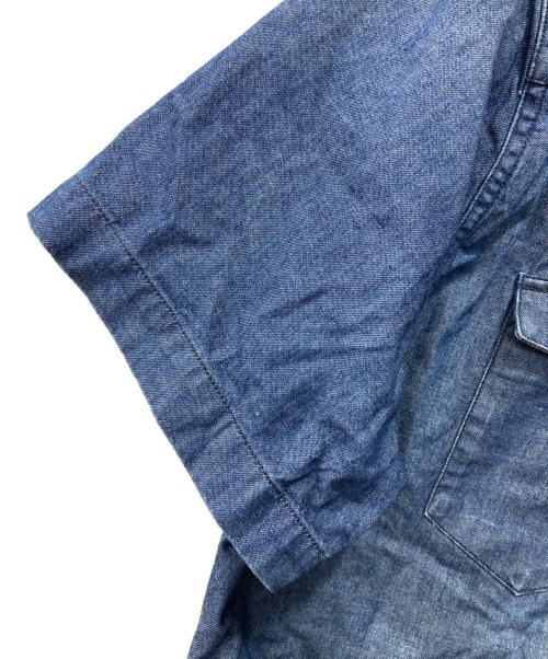 LEVI'S（リーバイス）LEVI'S (リーバイス) 半袖デニムウエスタンシャツ インディゴ サイズ:Ｌの古着・服飾アイテム