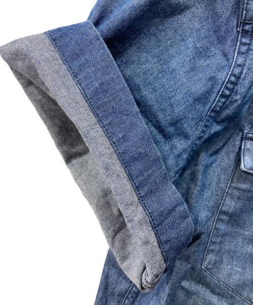 LEVI'S（リーバイス）LEVI'S (リーバイス) 半袖デニムウエスタンシャツ インディゴ サイズ:Ｌの古着・服飾アイテム