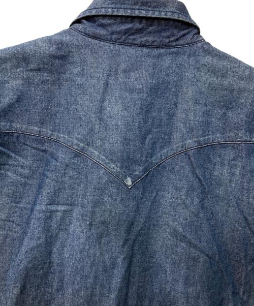 LEVI'S（リーバイス）LEVI'S (リーバイス) 半袖デニムウエスタンシャツ インディゴ サイズ:Ｌの古着・服飾アイテム