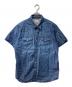 LEVI'S（リーバイス）の古着「半袖デニムウエスタンシャツ」｜インディゴ
