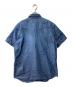 LEVI'S (リーバイス) 半袖デニムウエスタンシャツ インディゴ サイズ:Ｌ：4000円