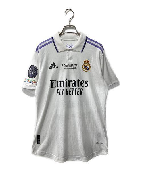 adidas（アディダス）adidas (アディダス) ゲームシャツ ホワイト サイズ:Lの古着・服飾アイテム