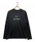ARC'TERYX（アークテリクス）の古着「CAPTIVE ARC`WORD LS SHIRT/キャプティブ アークワード LS シャツ 」｜ブラック