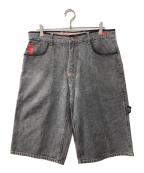 ECKO UNLTDエコーアンリミテッド）の古着「ペインタ－ショーツ」｜ブラック