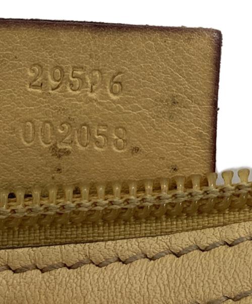 GUCCI（グッチ）GUCCI (グッチ) GGキャンバス×レザー マルチポーチ ベージュの古着・服飾アイテム