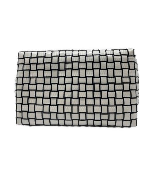 MARNI（マルニ）MARNI (マルニ) ピクニックバッグ ホワイト×ブラックの古着・服飾アイテム