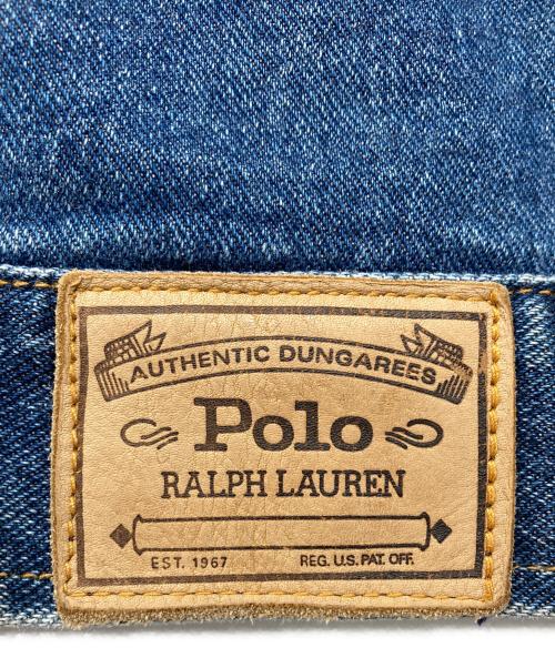 POLO RALPH LAUREN（ポロ・ラルフローレン）POLO RALPH LAUREN (ポロ・ラルフローレン) 襟コーデュロイデニムジャケット インディゴ サイズ:Lの古着・服飾アイテム