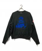 C.Eシーイー）の古着「MD INCIDENT CREW NECK スウェット」｜ブラック