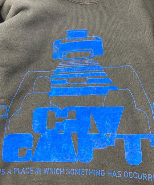 C.E（シーイー）C.E (シーイー) MD INCIDENT CREW NECK スウェット ブラック サイズ:Sの古着・服飾アイテム